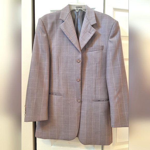 STACY Adams, 38R, Blazer, Subtle Plaid Blazer - Picture 3 of 11